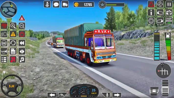 Indian Lorry Truck Driving 3d android App screenshot 2