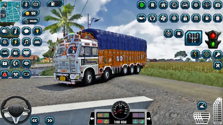 Indian Lorry Truck Driving 3d android App screenshot 4